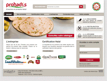 Tablet Screenshot of prohadis.com